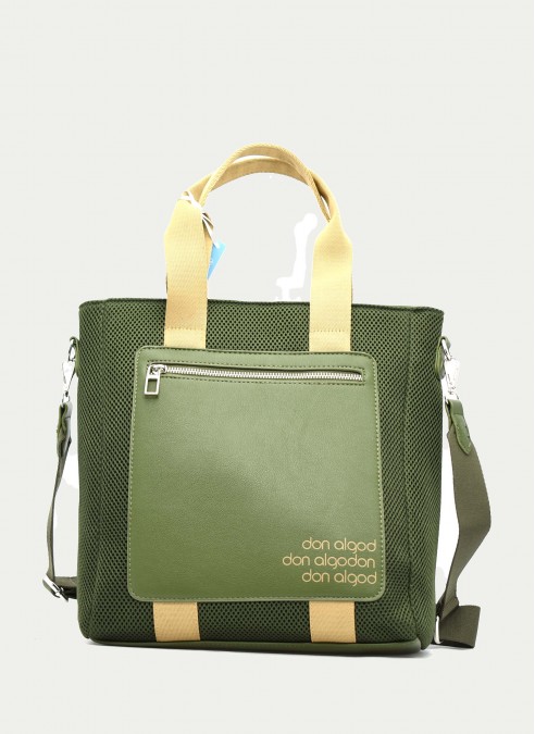 BOLSOS DON ALGODON 7802 VERDE 