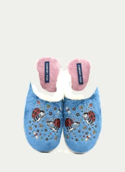 Zapatillas De Casa Pinturines de Mujer modelo 383 en azulon